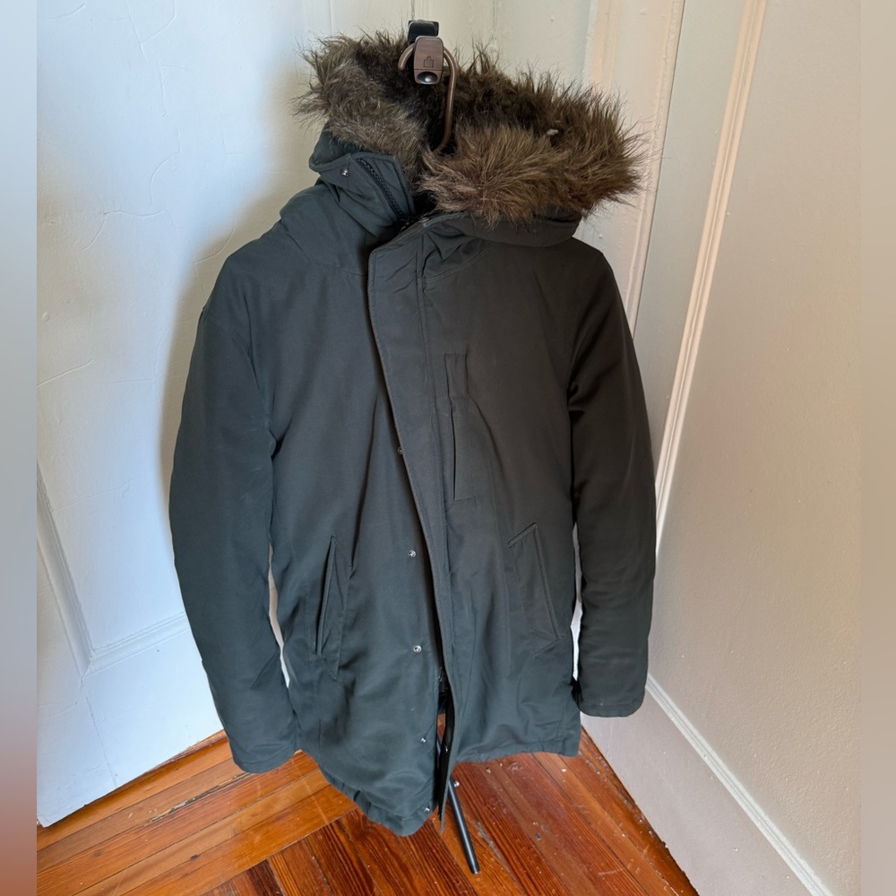 Uniqlo Men’s Ultra Warm Hybrid Down Coat Green Size S